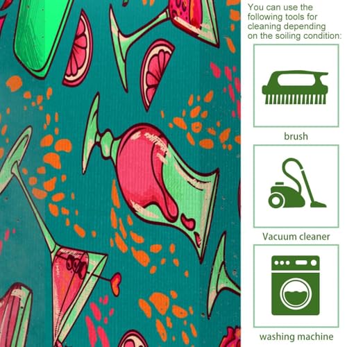 Alfombrillas de cocina de dise&ntilde;o absorbente para pasillo y cuarto de lavado 4