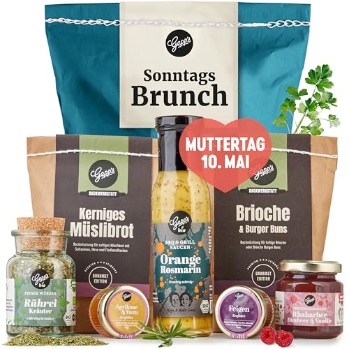 Gepp’s Feinkost Wundertüte Sonntags-Brunch I Geschenkset mit Delikatessen wie Aprikose & Yuzu und...