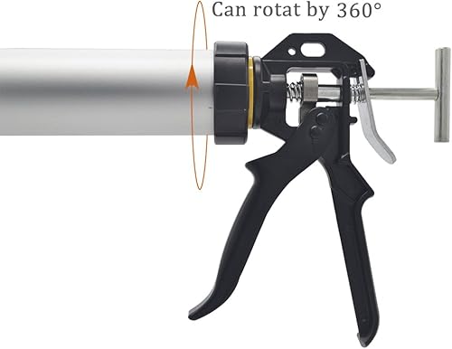 Miniatura 3 de Pistola de calafateo de 20.3 fl oz con barril de aluminio para paquete de salchichas de 10 oz/20 onzas, cartucho de 10 oz y aplicación a granel