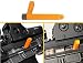 Ultimate Arms Gear .308 Auto Caliber Rifle Empty Chamber Ejectable Safety Flag Load Indicator Device Polymer & Brass Bottom Orange Dummy Ammunition Ammo Shell Round with Lanyard String Loop Hole to Attach
