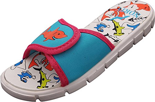 NORTY Boy's Girl's Unisex Slide Strap Shower Beach Pool Sandal - Runs 1 Size Small