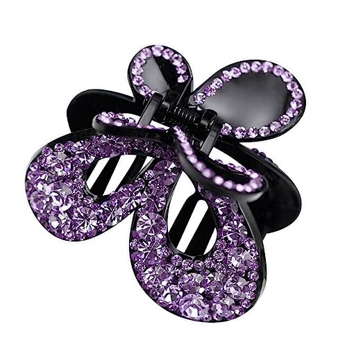 BESTYASH Pince Cheveux Acrylique Barrette Ornée De Strass Accessoire Coiffure Pour Femme