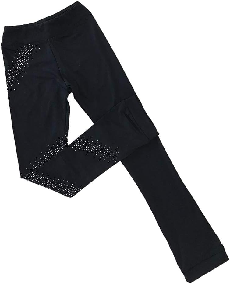 [LKJHGFCVBG] 子供 大人用 アイススケート練習ズボン パンツ タイツ トレーニング用 全22選択し, スター110