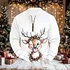 Men Christmas Sweatshirts Christmas Santa Claus Printed Pullover Ugly Jumpers Xmas Graphic Novelty Jumper Oversized Sweatshirt Winter Half Zipper Long Sleeve Warm Sweater Holiday Festival Tops S-5XL #3