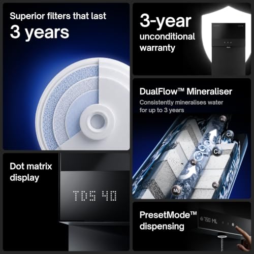 Image of Native M3 Pro Water Purifier by Urban Company | Smartchoice | No Service for 3 Years, Unconditional Warranty | Stainless Steel Tank | 10-Stage RO+UV+100% Mineralization | Real-time Tracking