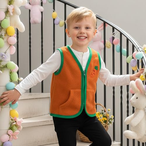 Image of Toddler Baby Girl Boys Sleeveless Fleece Plush Vest Sherpa Waistcoat