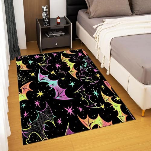 Tapete decorativo negro 122x91 cm Animal Bat miniatura 7