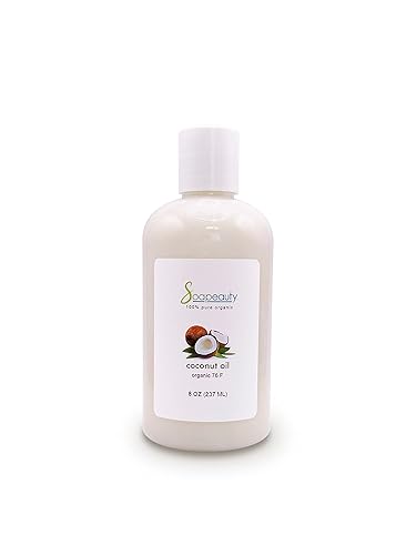 Miniatura 9 de Soapeauty Aceite de coco prensado en frío de 76 grados, aceite portador natural para hacer velas y hacer jabón, cara, cuidado de la piel, cuidado