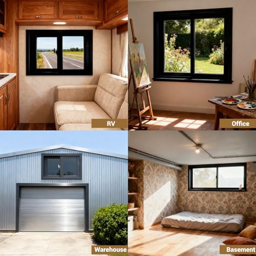 Ventana para baño sin ventilación que soluciona humedades con marco 31x12 5