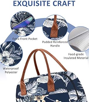 Sac à Repas Lunch Isotherme Portable Pour Femmes Et Filles Garçons