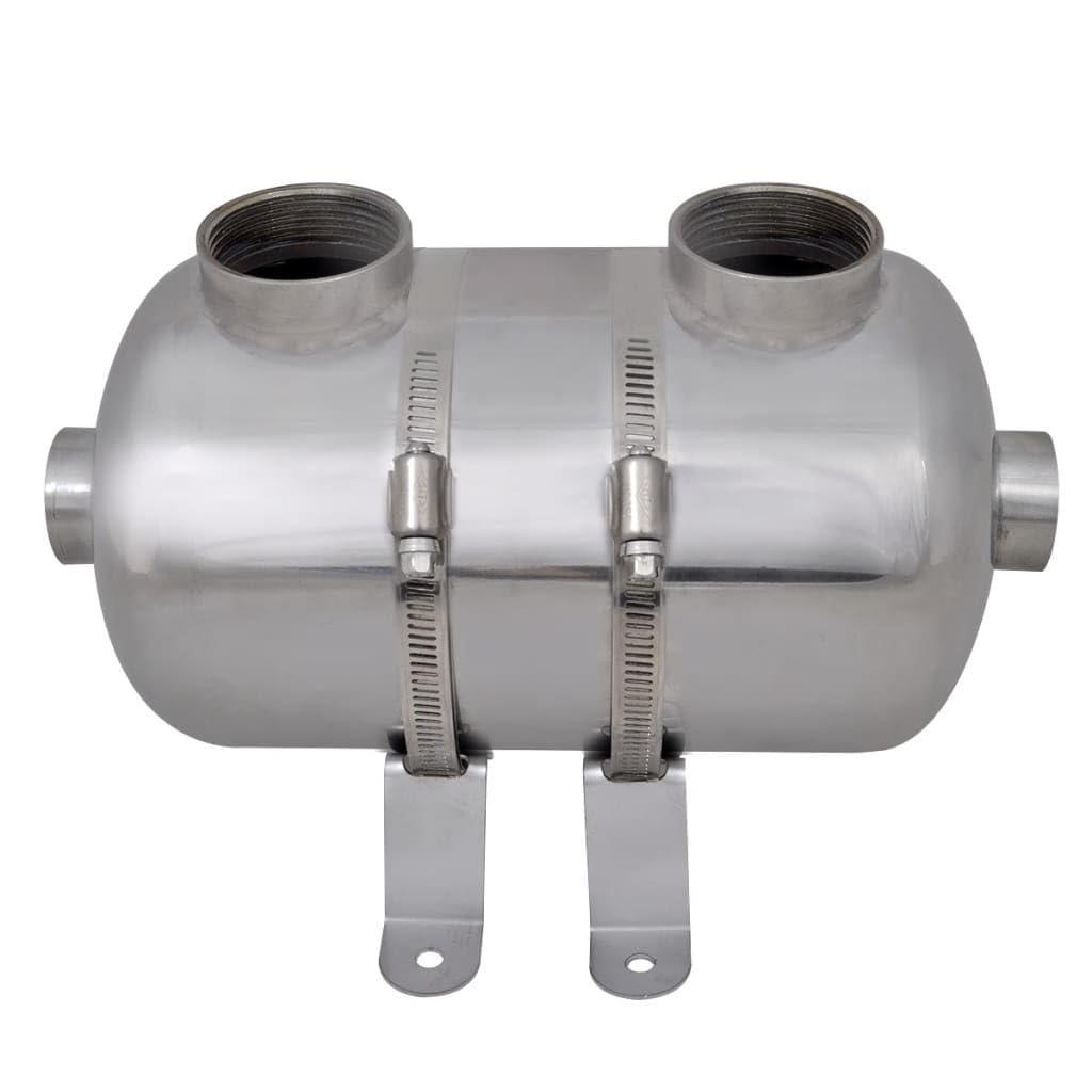 Intercambiador de calor para piscina y spa 292 x 134 mm 28 kW-Hogar y jardín