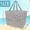 AUNGKWANG Grand Sac de Plage pour Femme Avec Fermeture Eclair, Sac Cabas Grand Format, Strandtasche pour Voyage, Vacances, Piscine, Shopping et la Vie Quotidienne #1
