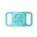 Valente AirTag Dog Collar Holder (Silicone) Secure Pet Tracker Case | Fits Most Collars | Anti-Rattle Protector for Dogs & Cats (Sea Green) gallery image