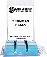 Vista 26 de Cera vegetal fuertemente aromatizada vertida a mano, 12 cubos de cera aromática, 6.4 onzas en 2 x 6 paquetes