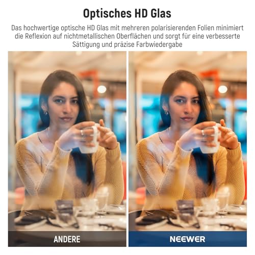 NEEWER 72mm CPL Filter mit Objektivdeckel, mehrfach beständiger, nanobeschichteter Zirkularer Polarisationsfilter mit optischem HD Glas für… – Ansicht 4