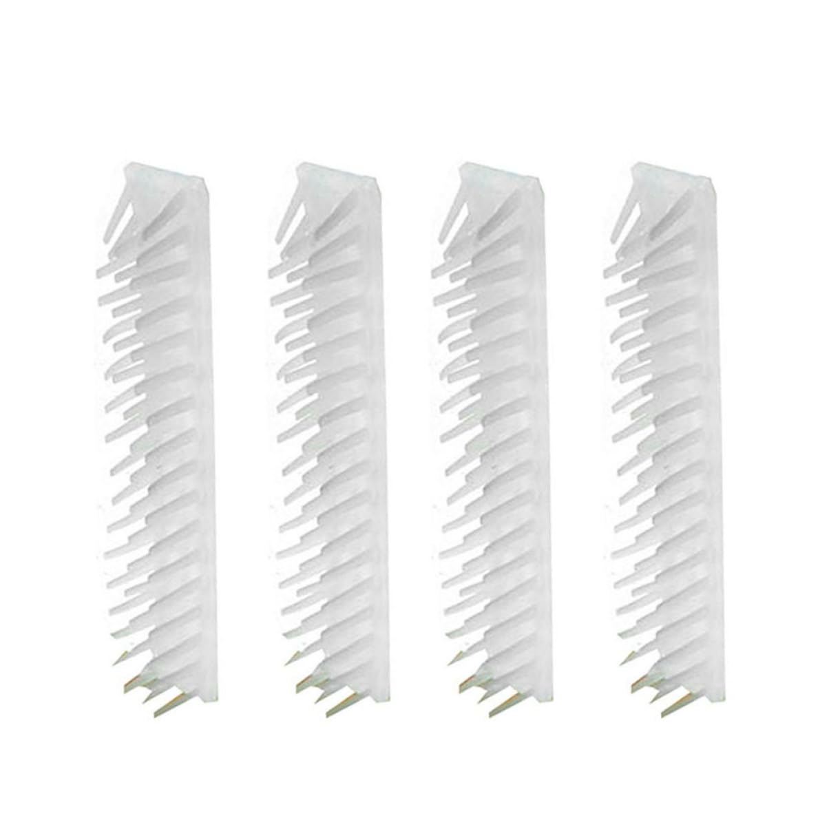 Parliky 4Pcs Cat Corner Massager Brush Removable Pet Grooming Tool for Hair Removal and Massage and Materials for Cat Relaxation and Care