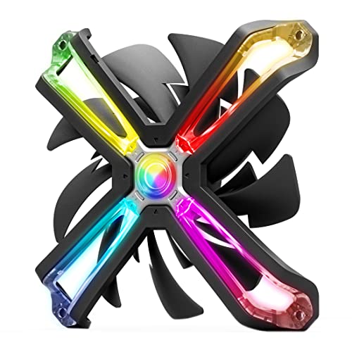 Ventilateur+de+boitier+Zalman+SF140+RGB+-+14cm+%28Noir%29