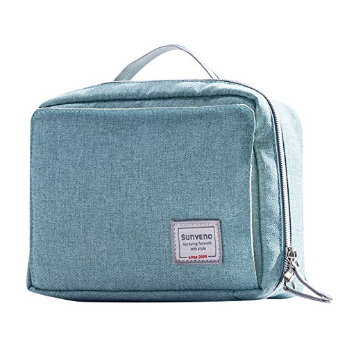 Bolso Portátil para Cambiar Pañales - Mango Pequeño para Cambiar Pañales SUNVENO para ir de Compras/Viajar, Resistente al Agua y Lavable,Verde, S(8.27 * 6.7 * 2.76 Pulgadas)