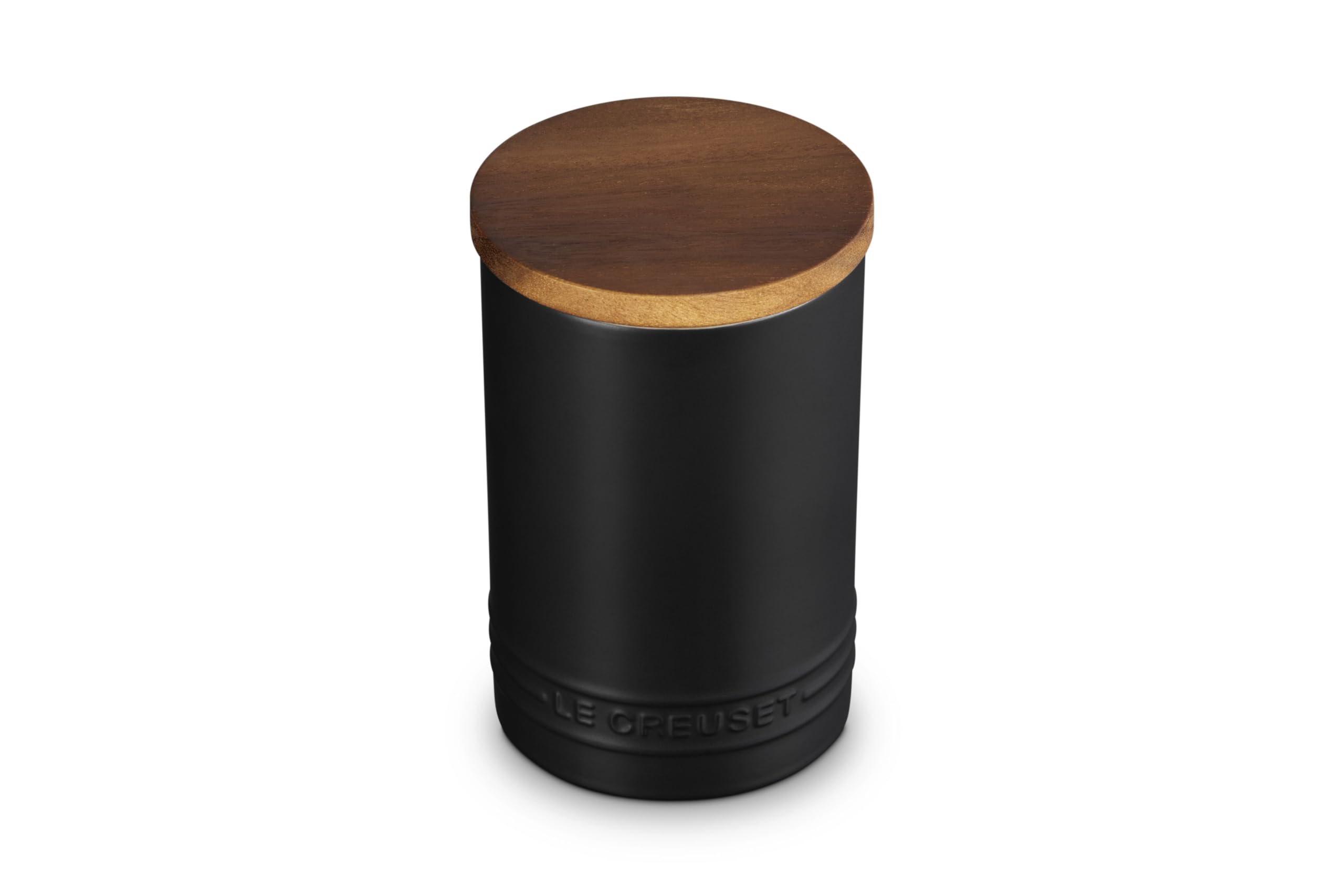 LE CREUSET Tarro de almacenamiento Signature, 770 ml, negro mate
