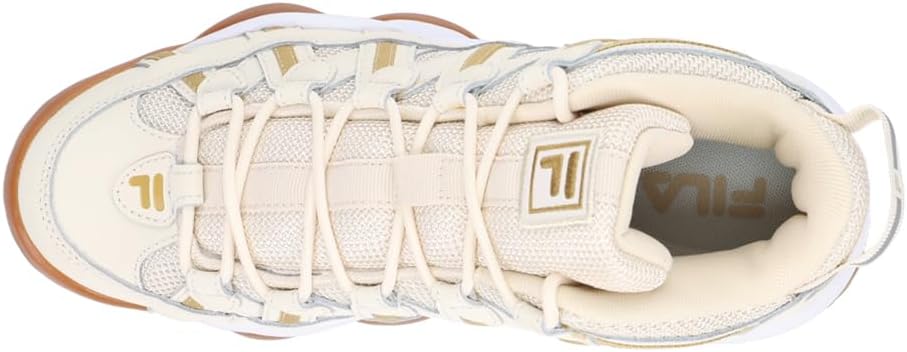 Fila Men's Stackhouse Spaghetti Shoes, Whitecap Gray/White/Curry - 8.5