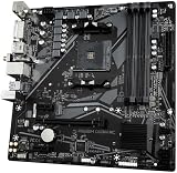 GIGABYTE A520M DS3H AC Carte Mère - Processeurs AMD Ryzen 5000 Series, VRM 5+3 Phases, jusqu'à 4733 MHz DDR5 (OC), 1xPCIe 3.0 M.2, LAN GbE, WiFi 5, USB 3.2 Gen 1 - 3