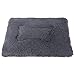 IEUUMLER Hundematte Weich und Warm für Käfig, Hundebettdecke Katze Kätzchen Doppelseitig Verfügbar Haustierbett FC006 (60*45 cm, Dark Grey)