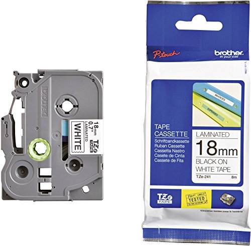 Brother-P-Touch-18mm-Laminated-Tape-Black-on-White-TZ-e241