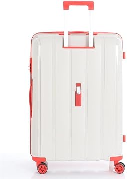 MÇS Polipropilen Valiz V305 76 Cm Kemik Kırmızı