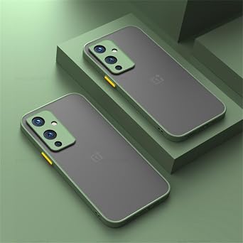 Matte Acrylic Soft Phone Case Cover for OnePlus 6T 7 7T 8 8T 9 9R 9RT 10 Pro 1 Nord 2 5G ACE Pro CE 10R CE2 10T,MGreen,for Oneplus 9 Pro