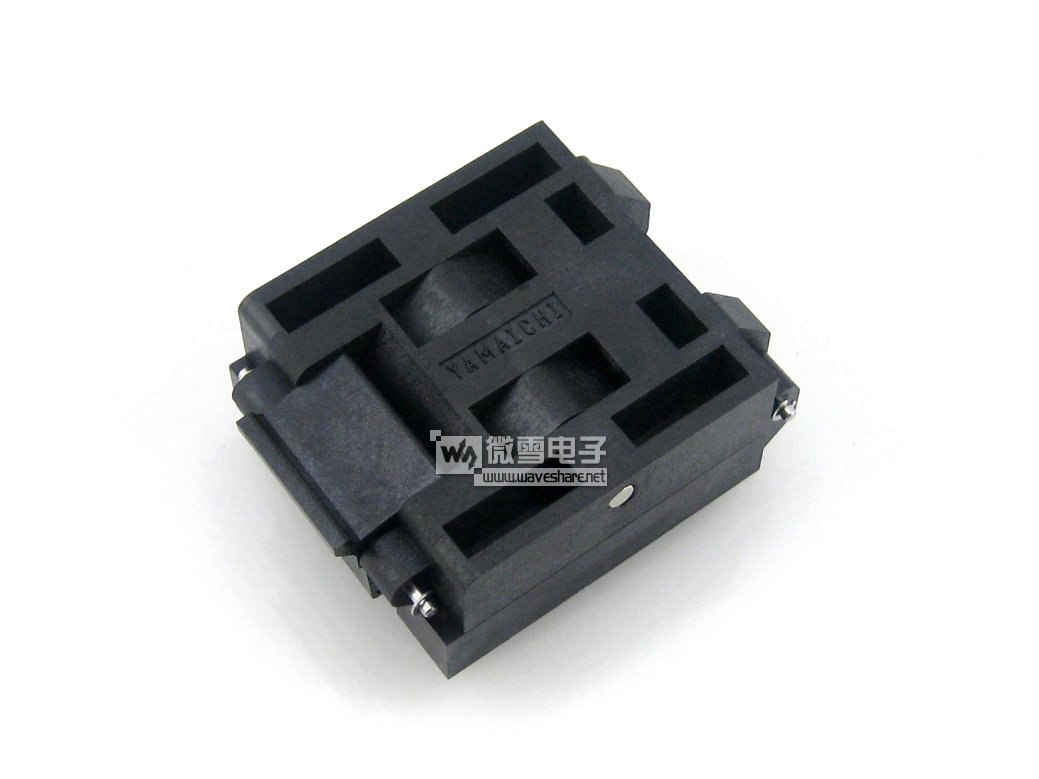 pzsmocn Test&Burn-in Socket IC51-0804-795 Yamaichi IC Test & Burn-in Socket, for QFP80/TQFP80/FQFP80/PQFP80 Package Pitch: 0.65 mm