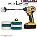 Cleaning Supplies - Drill Attachment - Drill Brush - Drill Power Scrubber Pads - Scrub Brush - Kitchen - Refrigerator - Stove - Cooktop - Oven Rack - Kitchen Sink - Power Scrubber for Pots and Pans