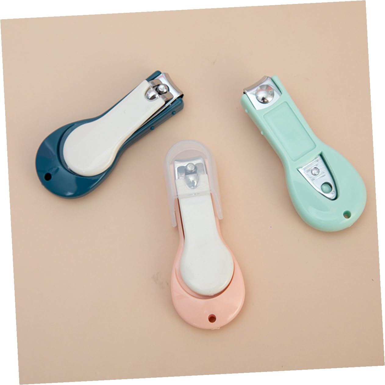 VANZACK 15 Piezas Cortaúñas para Niña con Funda de Antideslizante Recortadores Manuales Seguros y Perfectos para Recién Nacidos y Pequeños