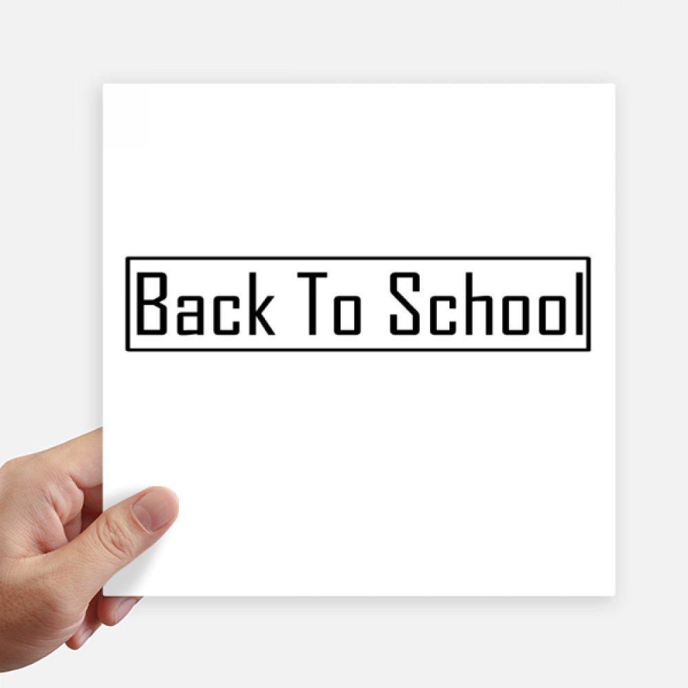 Retour à l'école Autocollant 20 cm pour masquer les rayures de valise et PC portable x4