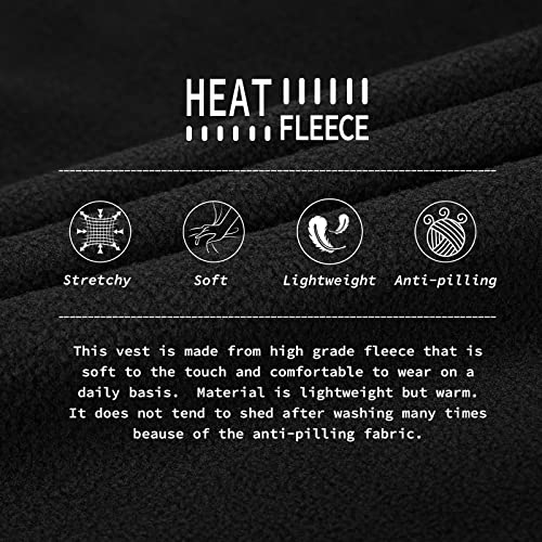 33,000Ft Women's Fleece Vest, Lightweight Warm Polar Soft Vests Outerwear With Zip Up Pockets, Sleeveless Jacket For Winter #TOP4