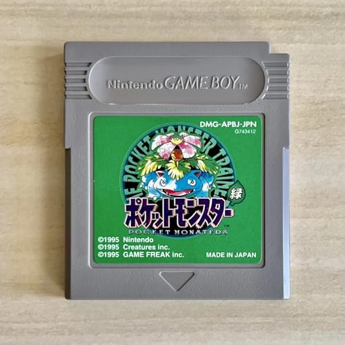 Pokemon Green LANGUAGE in JAPANESE Region Free Original Authentic Nintendo GameBoy Original Color Advance GBA Pocket Monsters