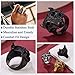 FaithHeart Mens Fenrir Wolf Ring Jewelry Stainless Steel Ring Viking Ring Wizard Warrior Hunter Wolf Head Rings Gift for Men Size 7