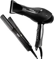 KIT TAIFF SECADOR PROFISSIONAL EASY 1700W - 127V + PRANCHA ALISADORA CERAMICA 180ºC - BIVOLT