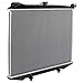 OCPTY Core Radiator Plastic Aluminum Radiator Compatible for 1995 1996 1997 for Nissan Pickup 314