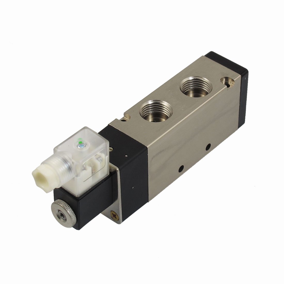 Électrovanne électromagnétique pneumatique 2 positions 5 voies avec filetage large G1/2