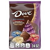 DOVE PROMISES Milk, Dark & Caramel Christmas Candy, Assorted Chocolate Candy Variety Pack, Stocking Stuffers - 24 oz Bag