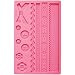 Wilton Silicone Ribbon and Fabric Fondant and Gum Paste Mold - Cake Decorating Supplies