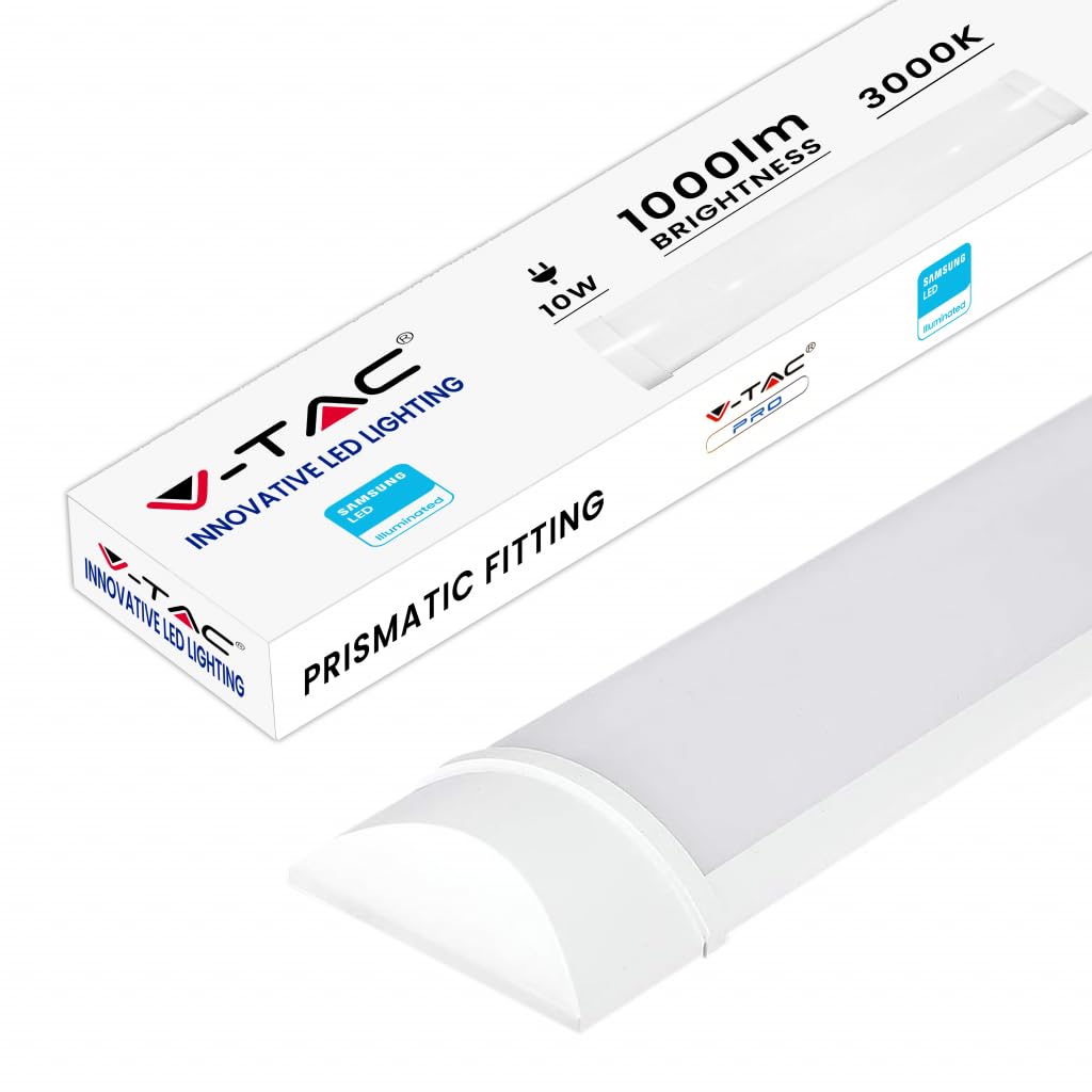 V-Tac Lumi Vt-8-10 10W Led Grill Fitting-30Cm With Samsung Chip Colrocode:3000K from B&Q