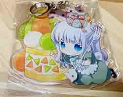 スロウスタート原画ランチョンマットラミネート加工+絵馬キーホルダー スロウスタート原画ランチョンマットラミネート加工+絵馬