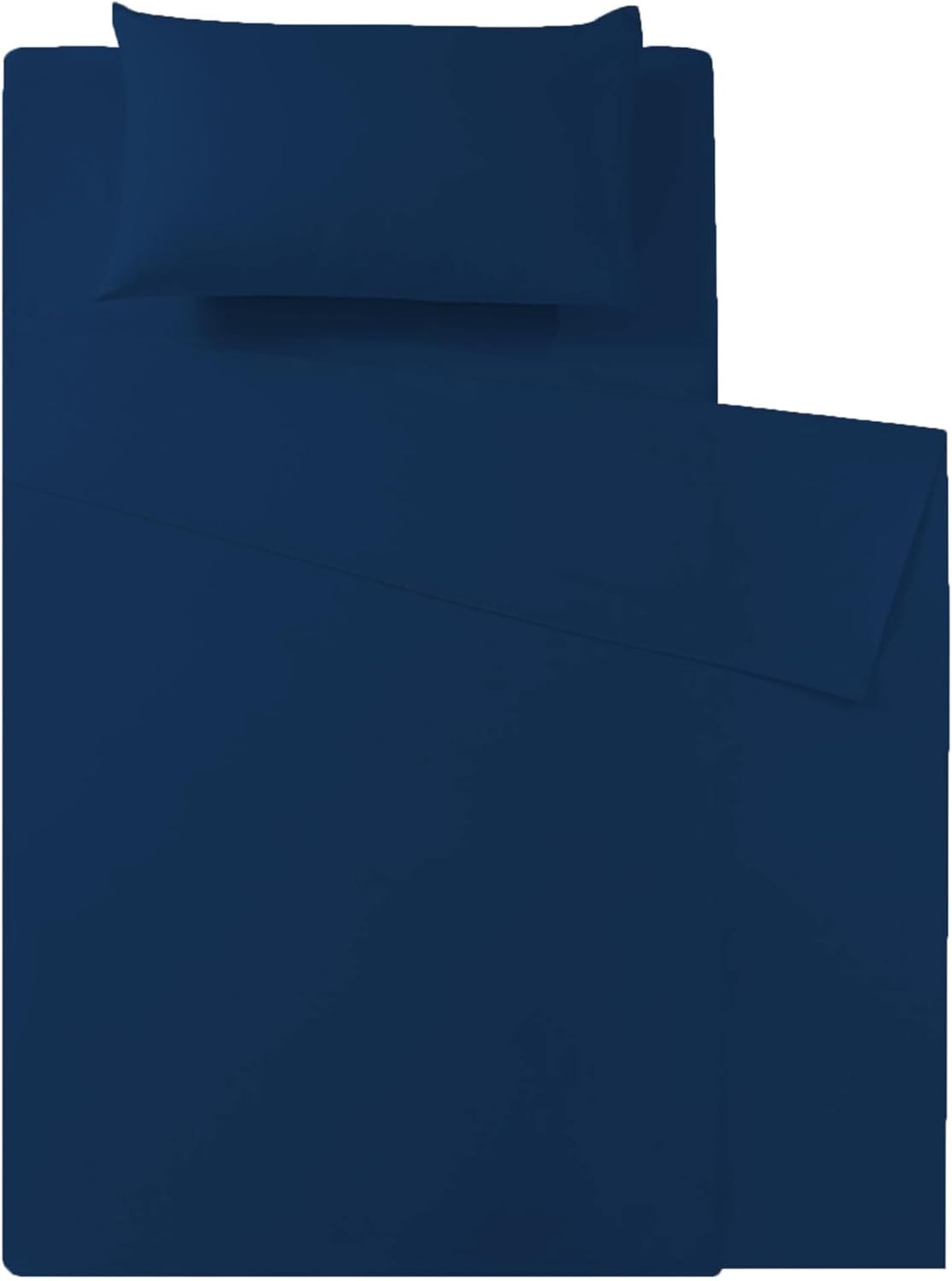 Inseparable 100% Cotton Sheet Set (Twin Left Opening Inseparable Sheet Set, Country Blue)