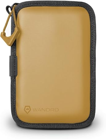 WANDRD Memory Card Case - Durable SD, Micro SD Card Holder for Creators | Camera Accessories & Electronics Organizer for Travel Dallol Yellow