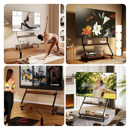 Soporte móvil para TV con ruedas para pantallas 40-100" miniatura 7