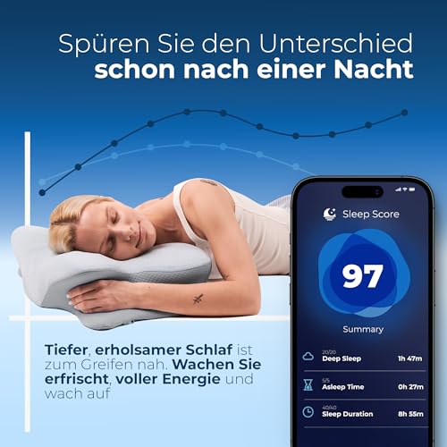 Derila Ergo Thermal Kissenbezug mit PCM – Innovativer Kopfkissenbezug für Kühlende & Wärmende Temperaturregulierung