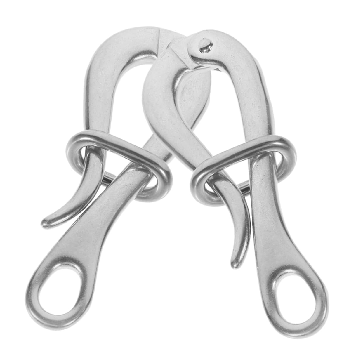 INOOMP 3sets Convenient Metal Hook for Boat Quick Release Ship Yacht Hook Portable Durable 2pcs*3