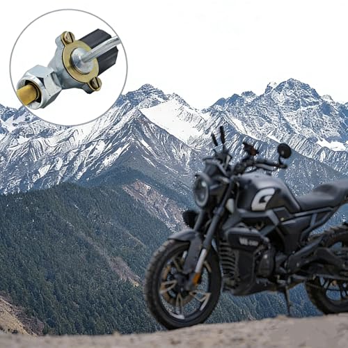 Benzinhahn für Simson Benzinhahn, Benzinhahn für Simson S51, Kraftstoffhahn mit Messingsieb und Wassersack für Simson S/SR50/60/80 S51 50 MZ ETZ125/150