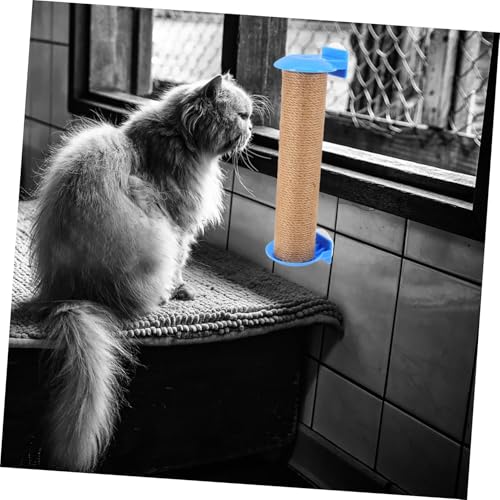 Rascador para gatos POPETPOP de cuerda de yute vertical miniatura 5